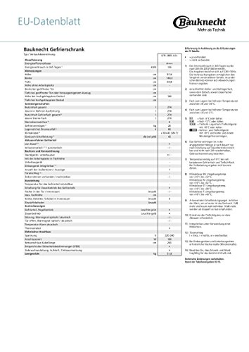 Bauknecht Gefriertruhe