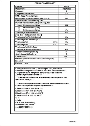 beko hs210520 gefriertruhe